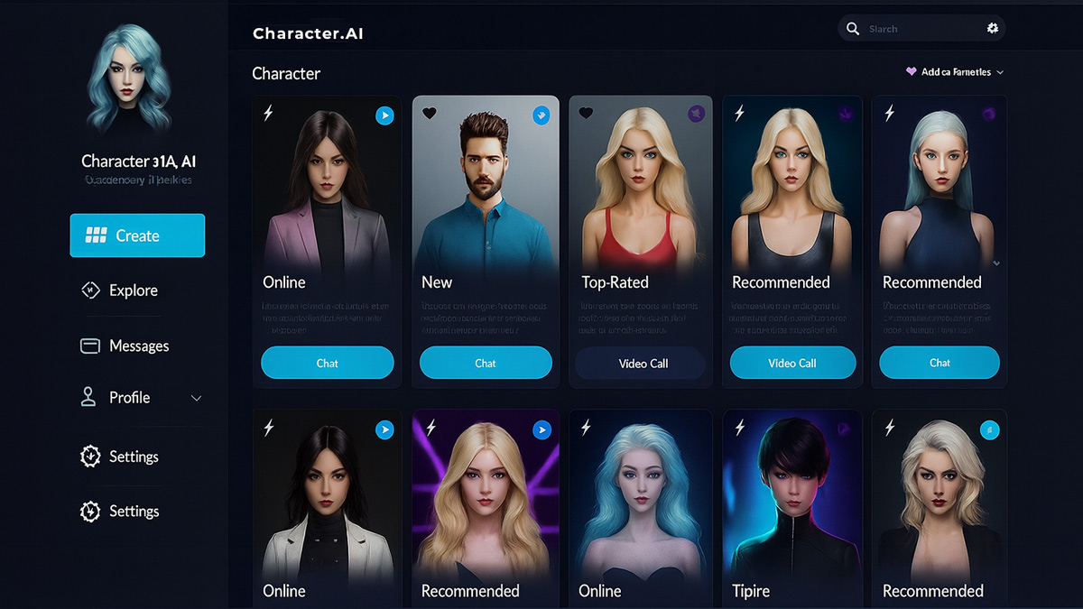 AI Avatar Characters - AI Platform animated